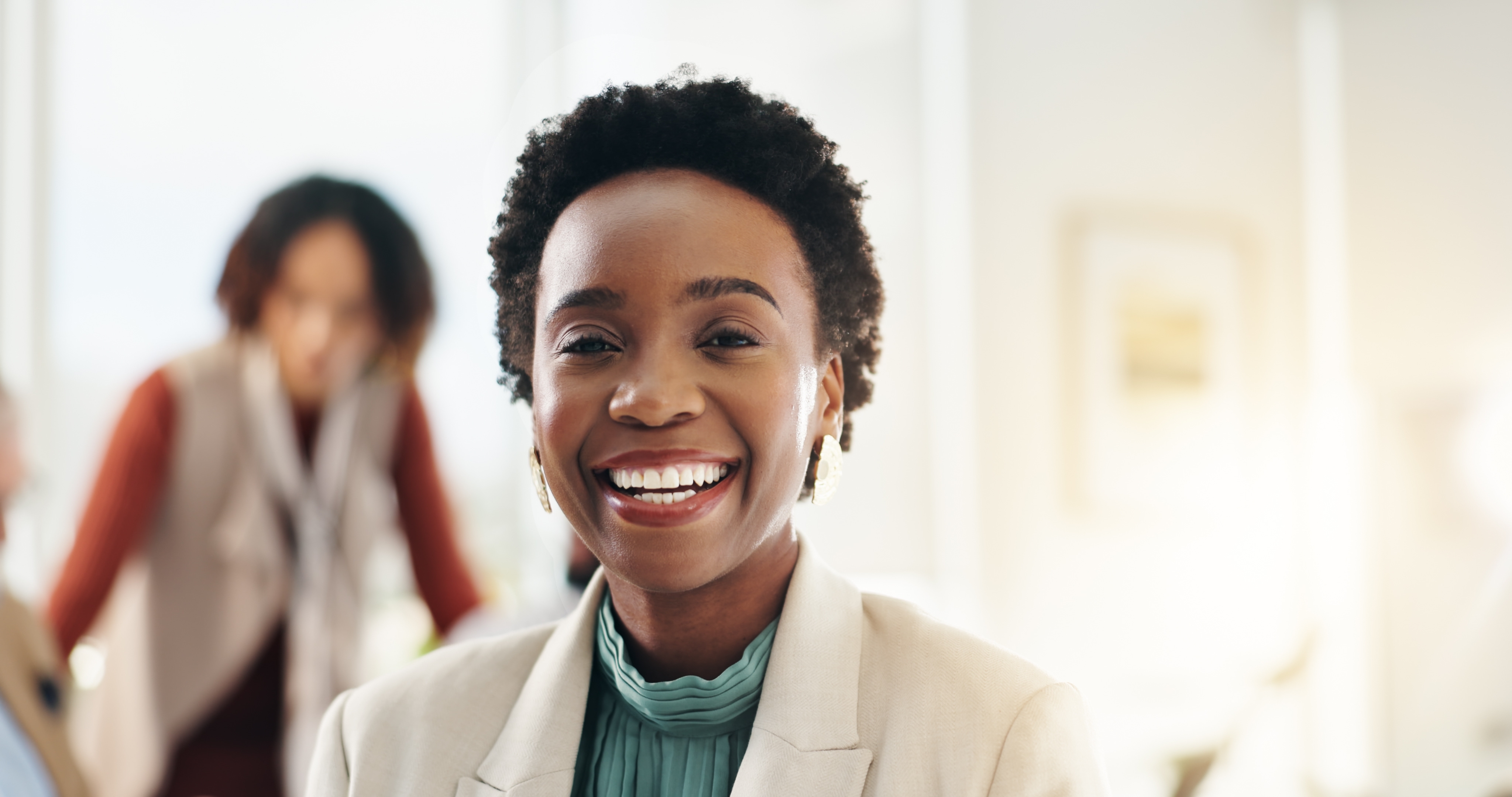 Portrait,,Happy,Woman,And,Business,Meeting,For,Training,With,Confidence,
